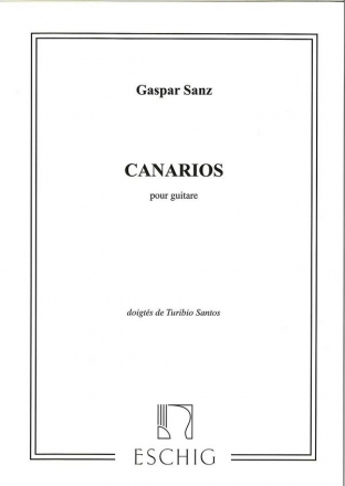 Canarios 15 diferencias escogidas sobre el Canario pour guitare Santos, T., rev.