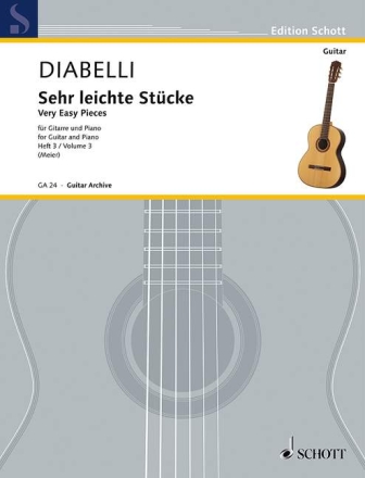 Sehr leichte Stcke Band 3 fr Gitarre und Klavier
