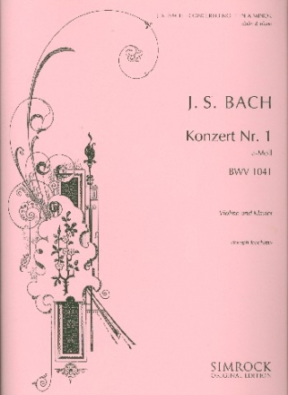 Konzert a-Moll fr Violine und Orchester fr Violine und Klavier