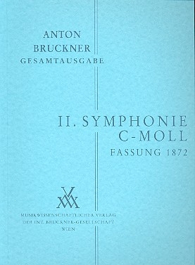 Sinfonie c-Moll Nr.2 1. Fassung von 1872 für Orchester Studienpartitur