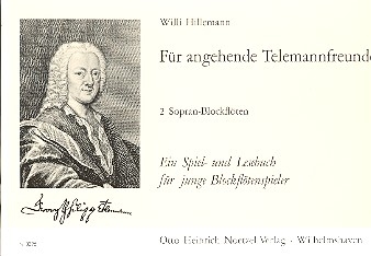 Fr angehende Telemannfreunde fr 2 Sopran-Blockflten Partitur