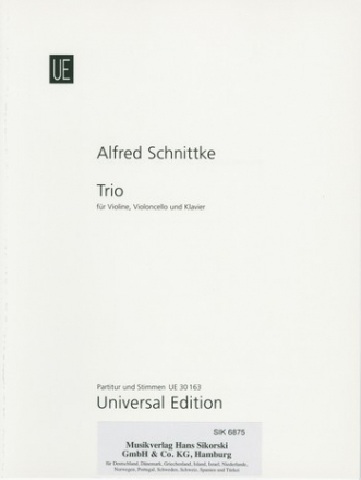 Trio (1985/1992) fr Violine, Violoncello und Klavier Partitur und Stimmen