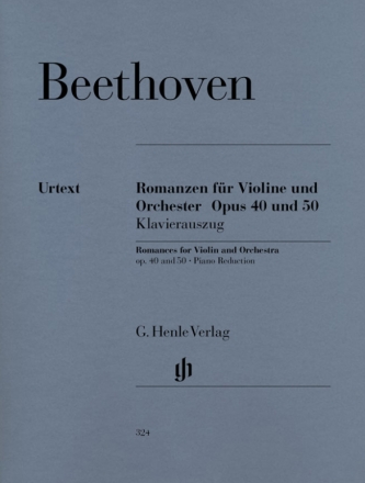 Romanzen op.40 und op.50 fr Violine und Orchester fr Violine und Klavier