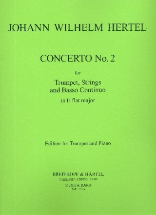 Concerto no.2 e flat major for trumpet and strings trumpet and piano reduction