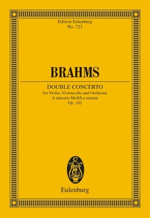 Konzert a-Moll op.102 fr Violine, Violoncello und Orchester Studienpartitur