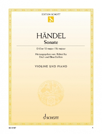 Sonate D-Dur fr Violine und Klavier