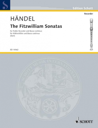 Fitzwilliam Sonatas for treble recorder and piano or harpsichord