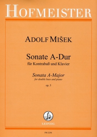 Sonate A-dur op.5  fr Kontrabass und Klavier