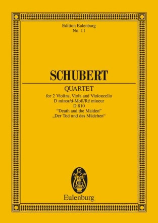 Streichquartett d-Moll D810 fr Streichquartett Studienpartitur