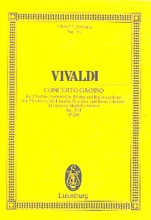 Concerto grosso d-Moll op.3,11 fr Orchester Studienpartitur