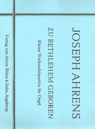 Zu Bethlehem geboren  fr Orgel