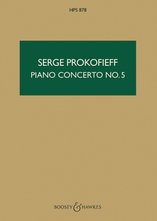 Konzert G-Dur Nr.5 op.55 fr Klavier und Orchester Studienpartitur