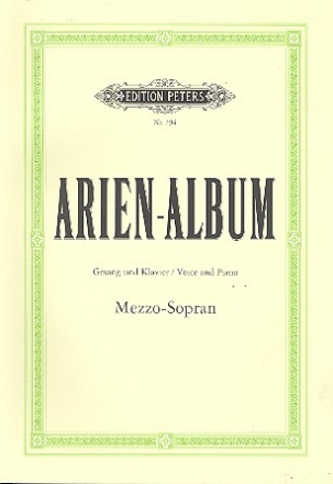 Arien-Album 19 Arien fr Mezzosopran und Klavier