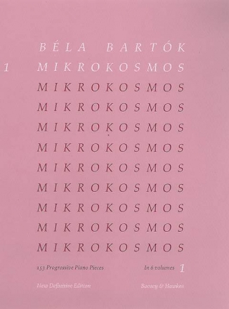 Mikrokosmos, Band 1 - Nr. 1-36 (en/fr/dt/un)