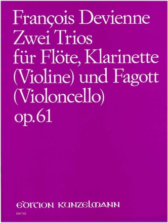 2 Trios op.61 Nrs.1-2 fr Flte, Klarinette in C und Fagott 3 Stimmen