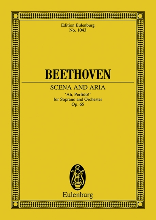 Ah Perfido op.65 Szene und Arie fr Sopran und Orchester Studienpartitur (it)