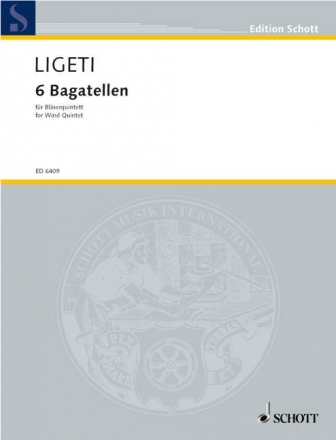 6 Bagatellen fr Flte, Oboe, Klarinette, Horn und Fagott Studienpartitur