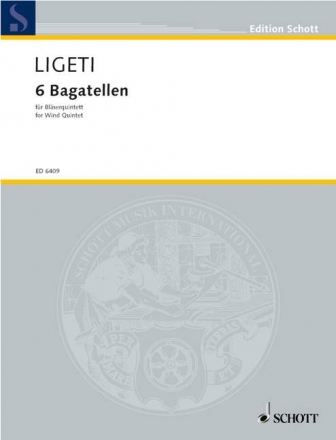 6 Bagatellen fr Flte, Oboe, Klarinette, Horn und Fagott Studienpartitur