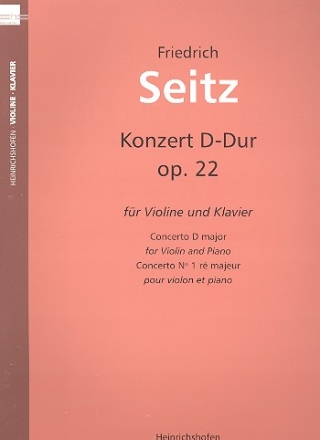 Konzert D-Dur Nr.2 op.22 fr Violine und Klavier