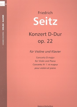 Konzert D-Dur Nr.2 op.22 fr Violine und Klavier