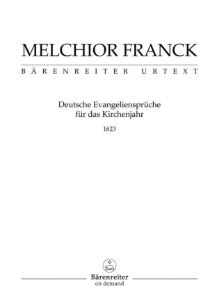 Deutsche Evangeliensprüche für das Kirchenjahr 68 Motetten für gem Chor (Stammausgabe)