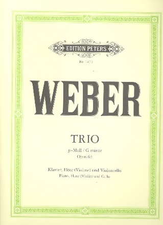 Trio g-Moll op.63 fr Flte, Violoncello und Klavier