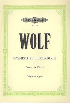 Spanisches Liederbuch Band 2 fr Singstimme (original) und Klavier (dt/en)