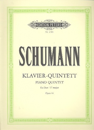 Quintett Es-Dur op.44 für Streichquartett und Klavier Stimmen