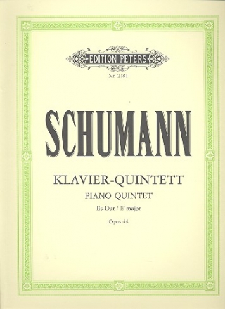 Quintett Es-Dur op.44 fr Streichquartett und Klavier Stimmen