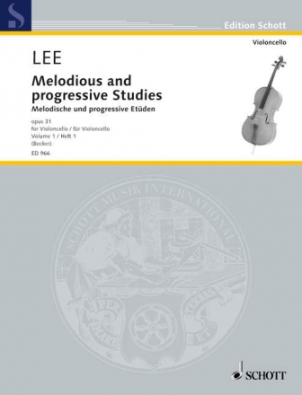 Melodische und progressive Etden op.31 Band 1 fr Violoncello