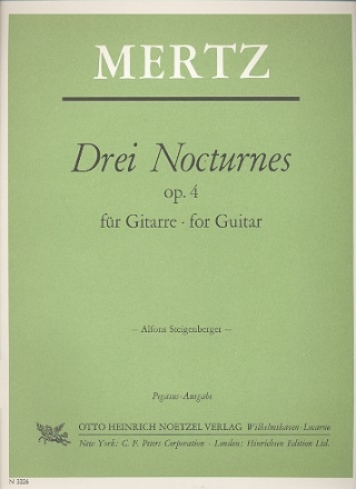 3 Nocturnes op.4 fr Gitarre