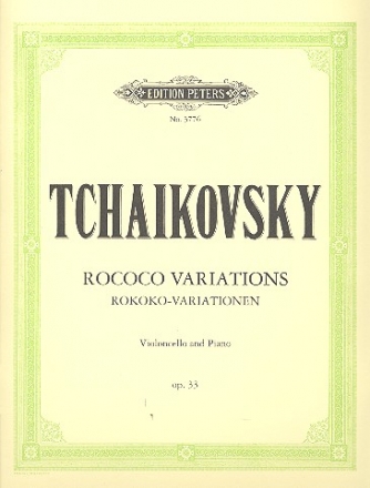 Rokoko-Variationen op.33 fr Violoncello und Orchester fr Violoncello und Klavier