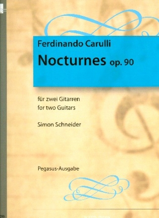 Nocturne op.90 fr 2 Gitarren Stimmen