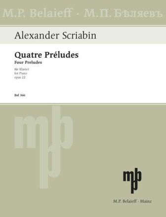 4 Prludes op.22 fr Klavier