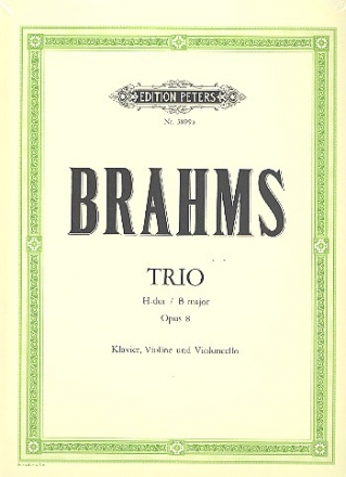 Klaviertrio H-Dur Nr.1 op.8 fr Violine, Violoncello und Klavier