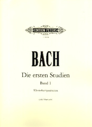 Die ersten Bach-Studien, Band 1 - Klavier-Kompositionen