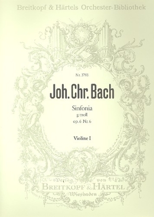 Sinfonie g-Moll op.6,6 fr Orchester Violine 1