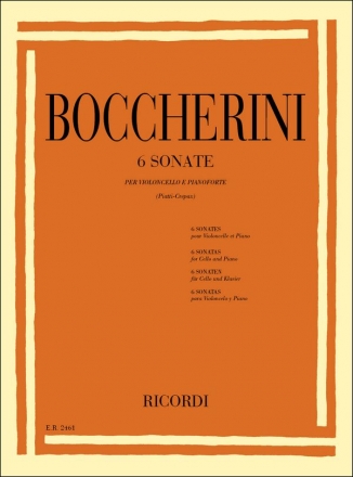 6 Sonate per violoncello e pianoforte