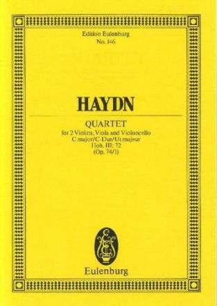 Streichquartett C-Dur op.74,1 fr Streichquartett Studienpartitur