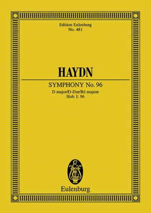 Sinfonie D-Dur Nr.96 Hob.I:96 fr Orchester Studienpartitur