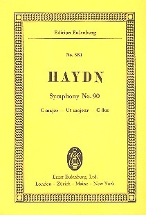 Sinfonie C-Dur Nr.90 Hob.I:90 fr Orchester Studienpartitur