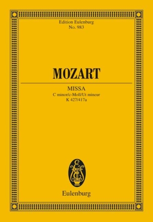 Messe c-Moll KV427 für Soli, gem Chor und Orchester Studienpartitur