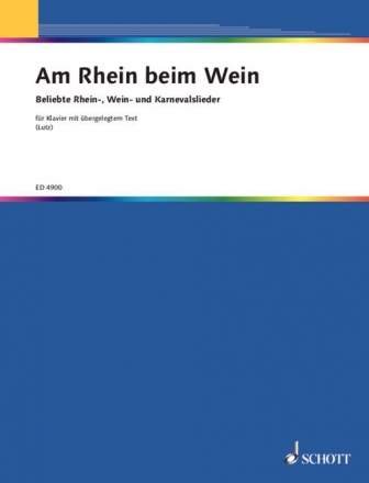 Am Rhein beim Wein fr Klavier mit Text
