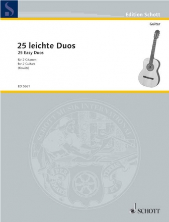 25 leichte Duos fr 2 Gitarren Spielpartitur