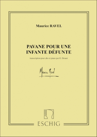 Pavane pour une infante defunte pour alto et piano