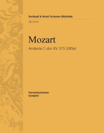 Andante C-Dur KV315 fr Flte und Orchester Harmonie
