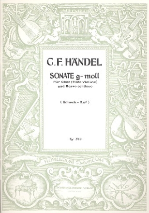 Sonate g-Moll für Oboe (Flöte, Violine) und Bc