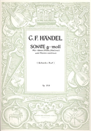 Sonate g-Moll fr Oboe (Flte, Violine) und Bc