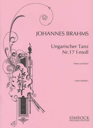 Ungarischer Tanz Nr.17 fr Violine und Klavier