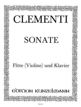 Sonate G-Dur op.2,3 fr Flte (Violine) und Klavier